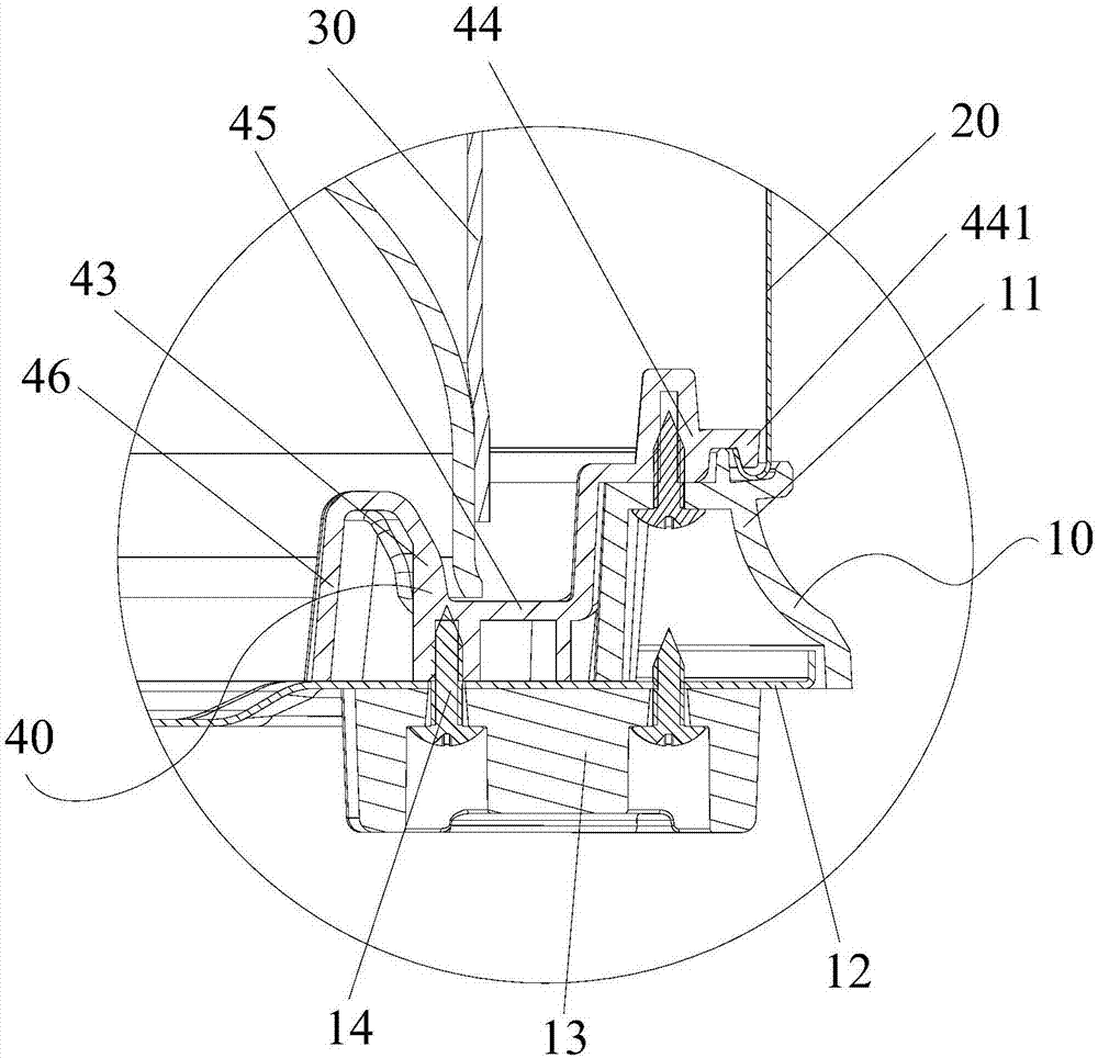 Base mechanism, shell assembly and water heater