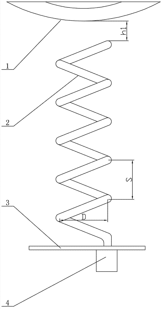 Axial mode helical antenna with double-layer segmental medium lens