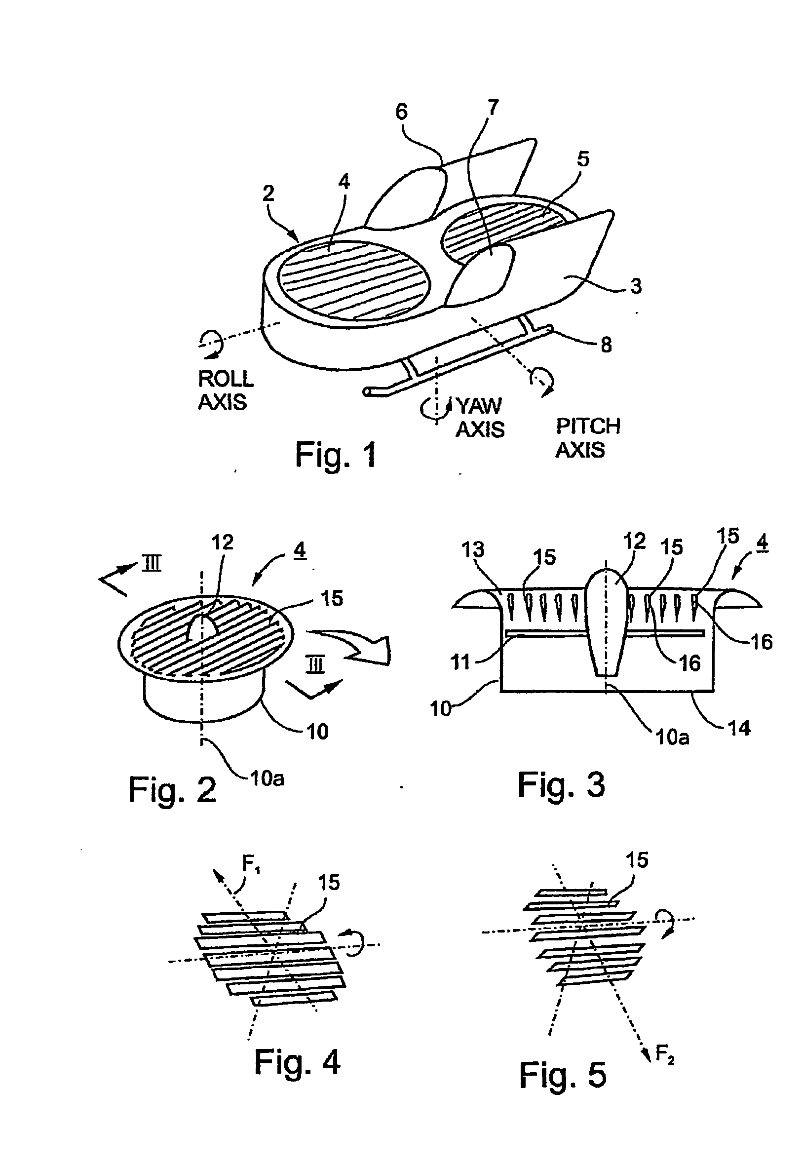 Ground Effect Vanes Arrangement