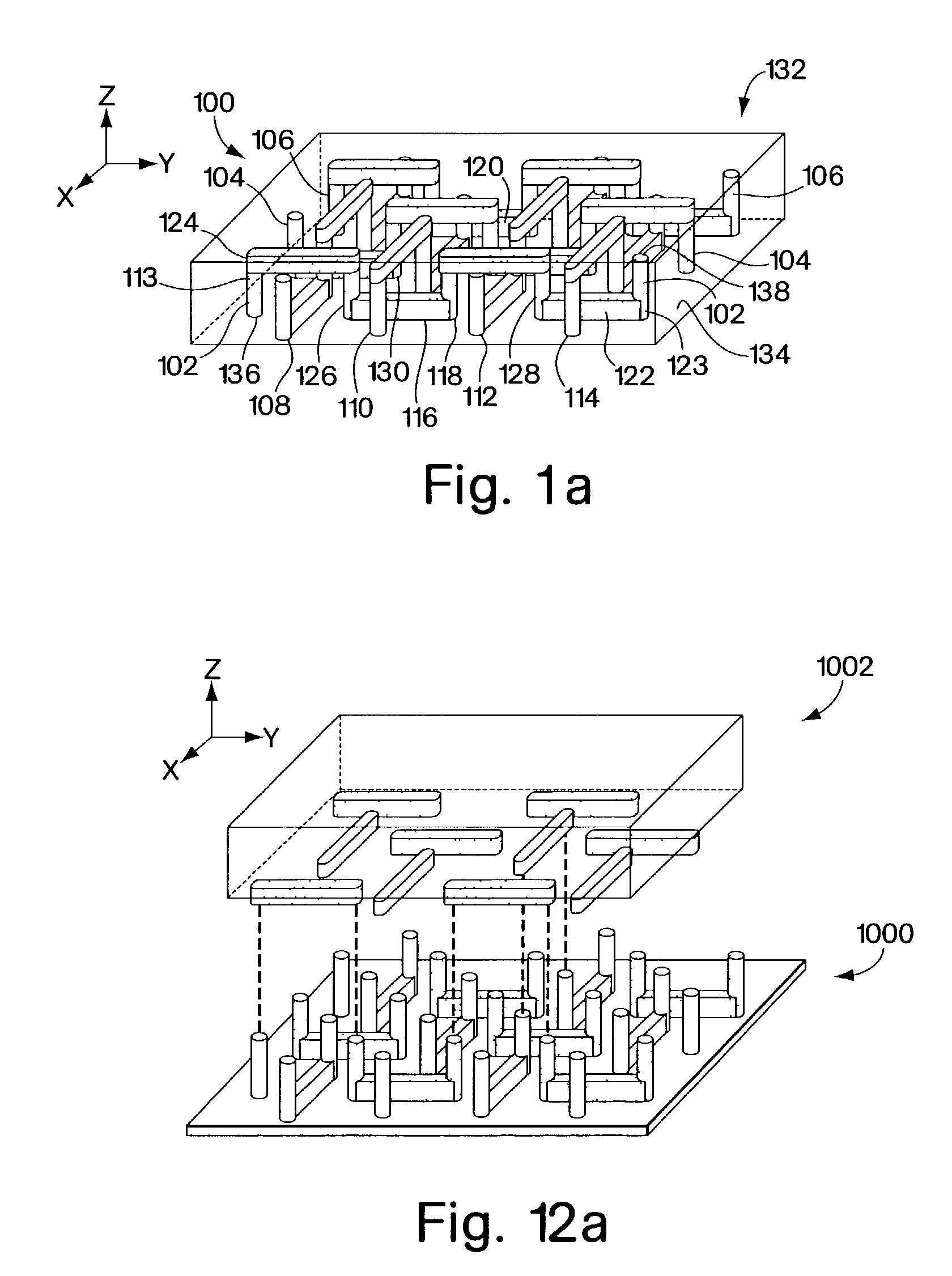 Microfluidic systems including three-dimensionally arrayed channel networks