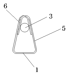 Self-locking rail connection part