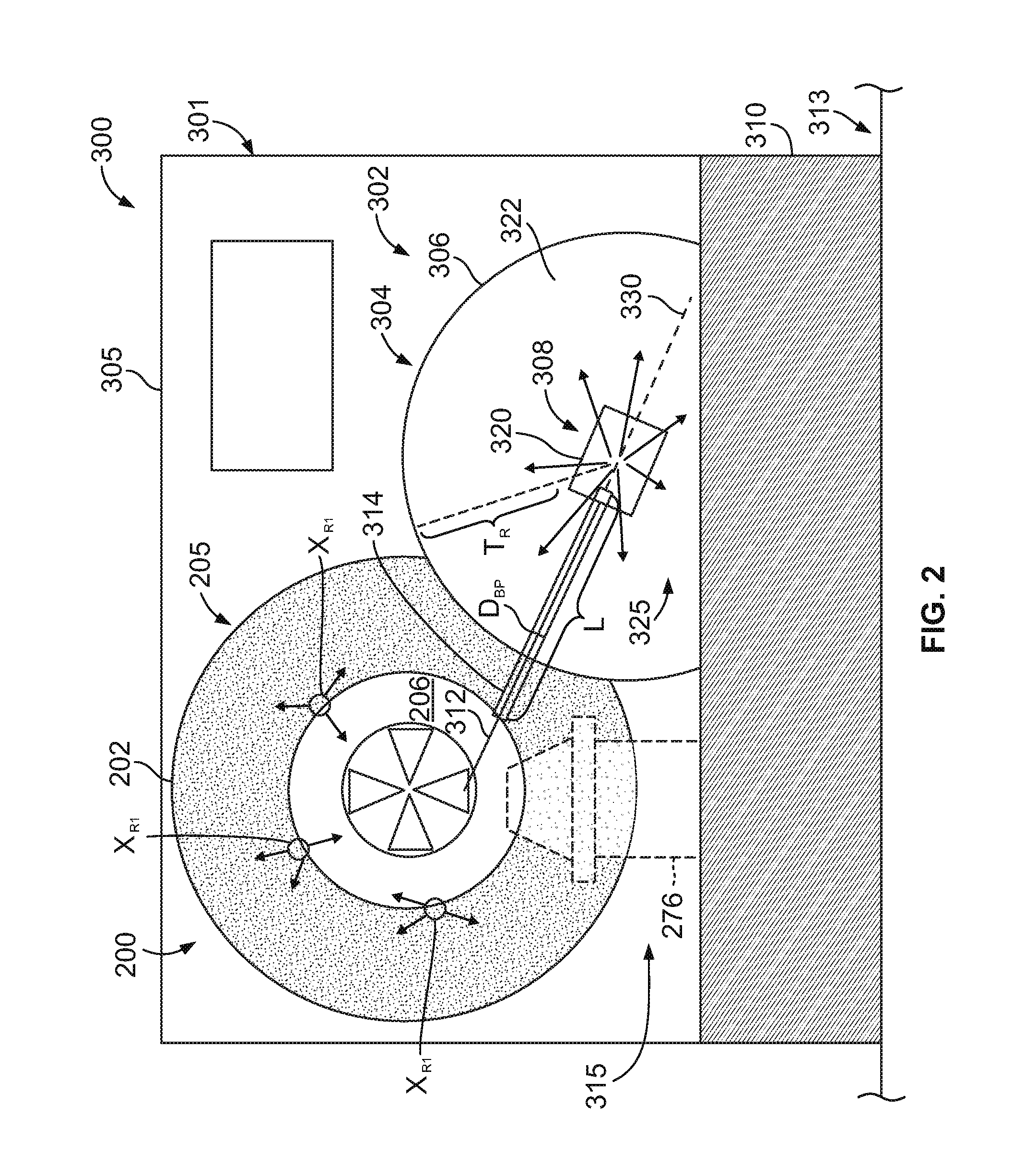 Isotope production system with separated shielding