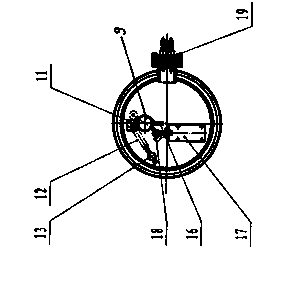 Charging basket on-line detecting mechanism of multi-chamber vacuum furnace