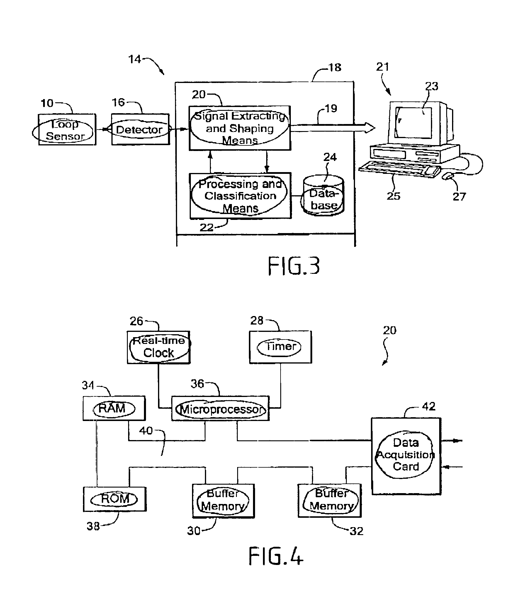 Method and device for classifying vehicles