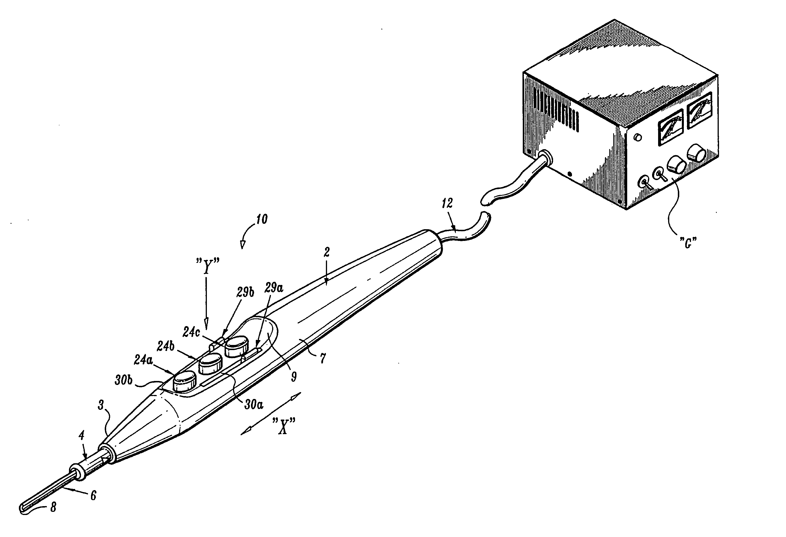 Electrosurgical pencil with improved controls