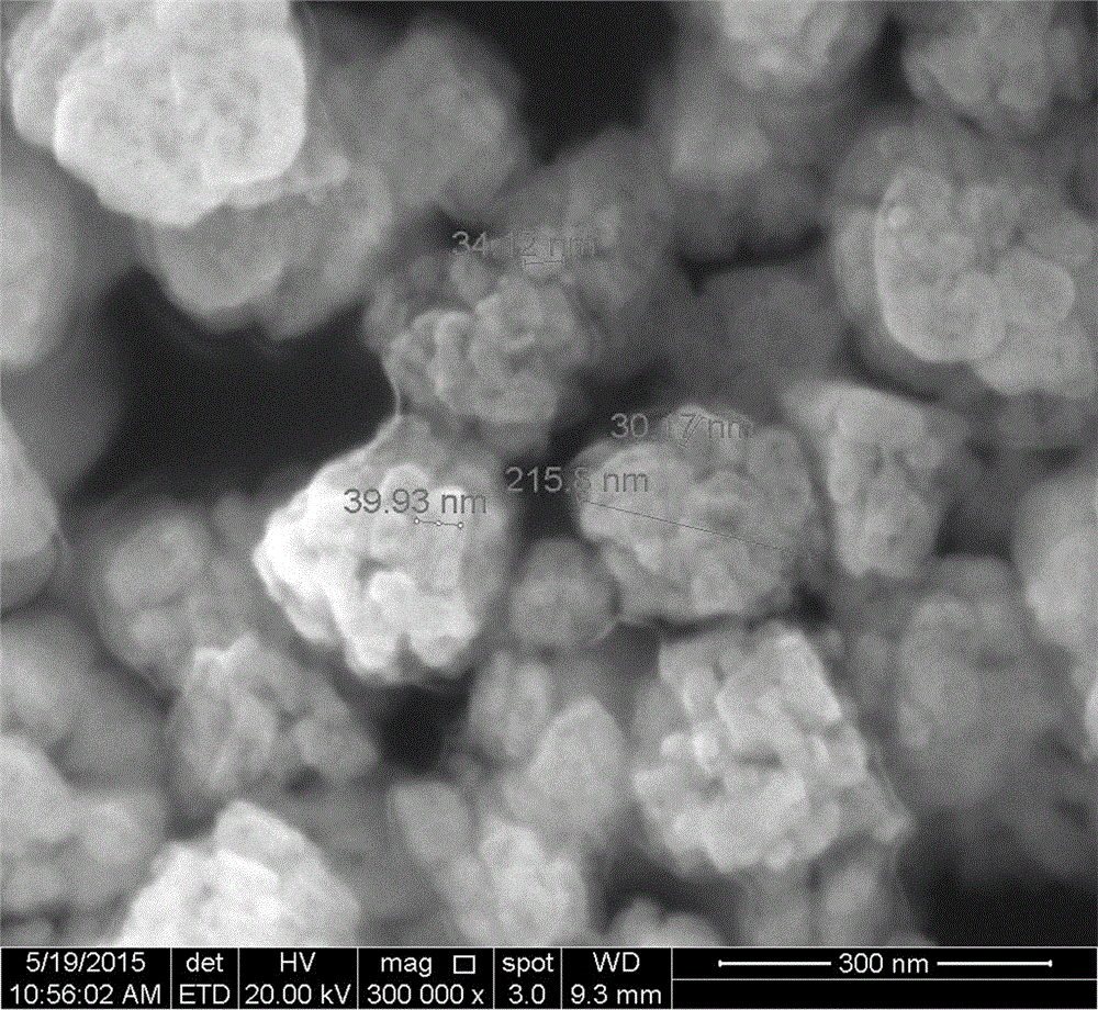 Mesoporous flower-shaped CeO2, as well as preparation method and application thereof