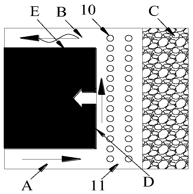 A method of weakening the hard roof of coal seam based on electric pulse technology