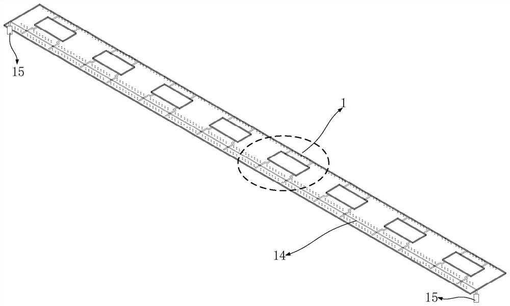 High-integration-level series-fed circular polarization correction network and working method thereof