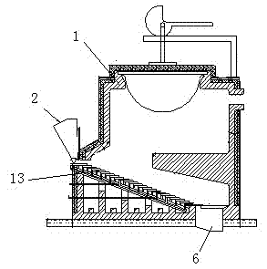 Smokeless combustion system for zinc melting furnace