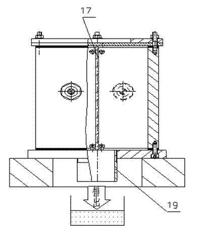 Constant-pressure water jet cavitation test device