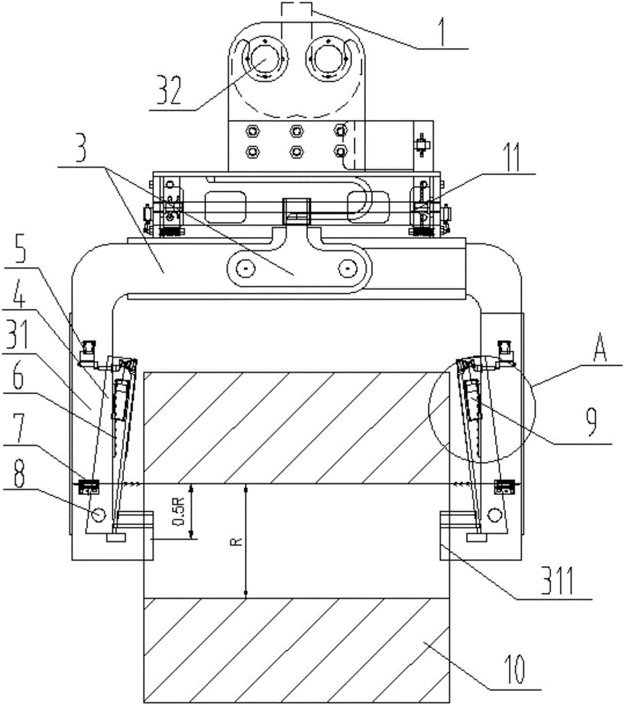 Intelligent steel coil clamp