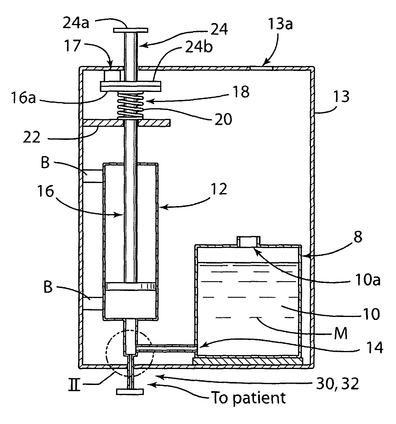 Patient controlled analgesia device