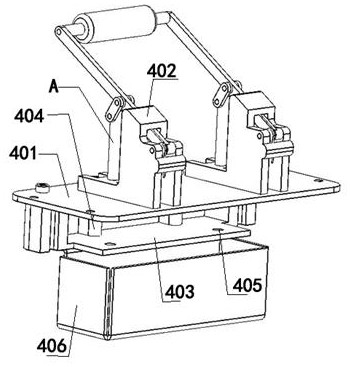 Punching and forming integrated device and implementation method thereof