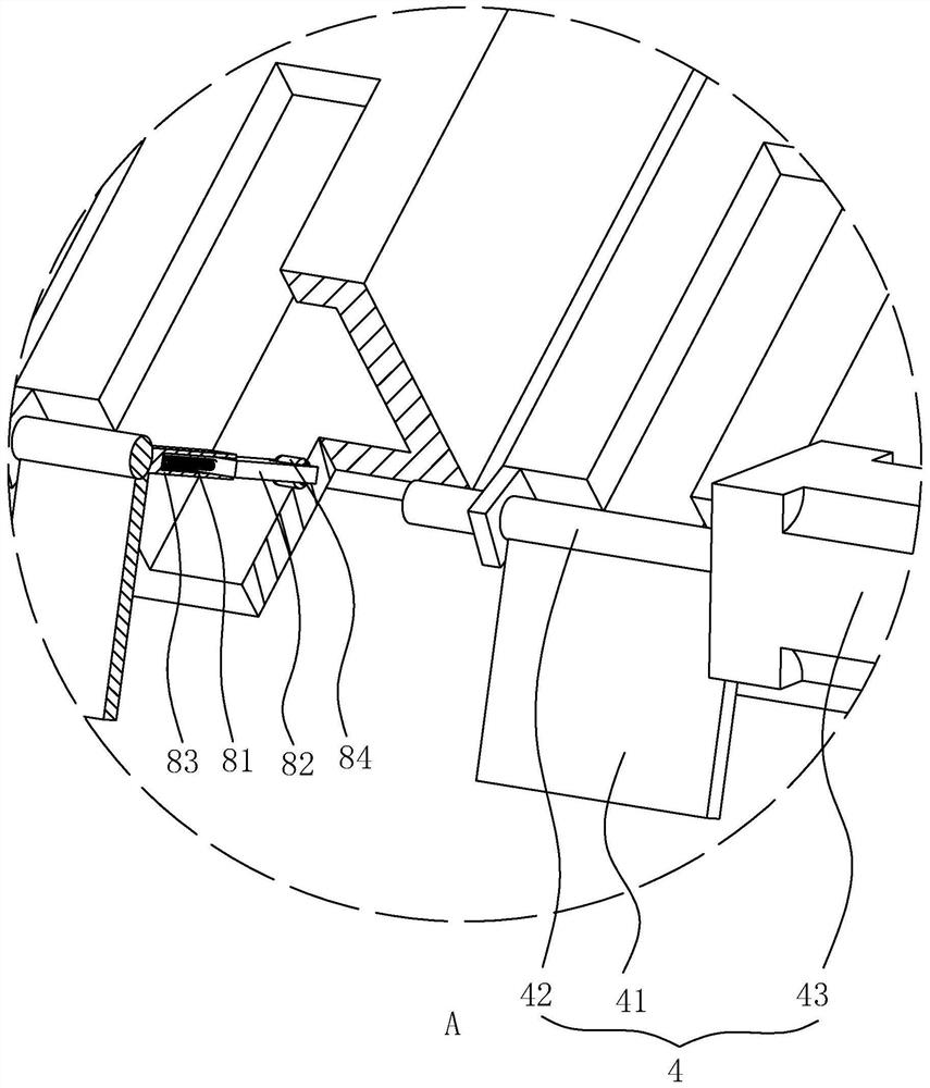 A garden road construction device and its construction method