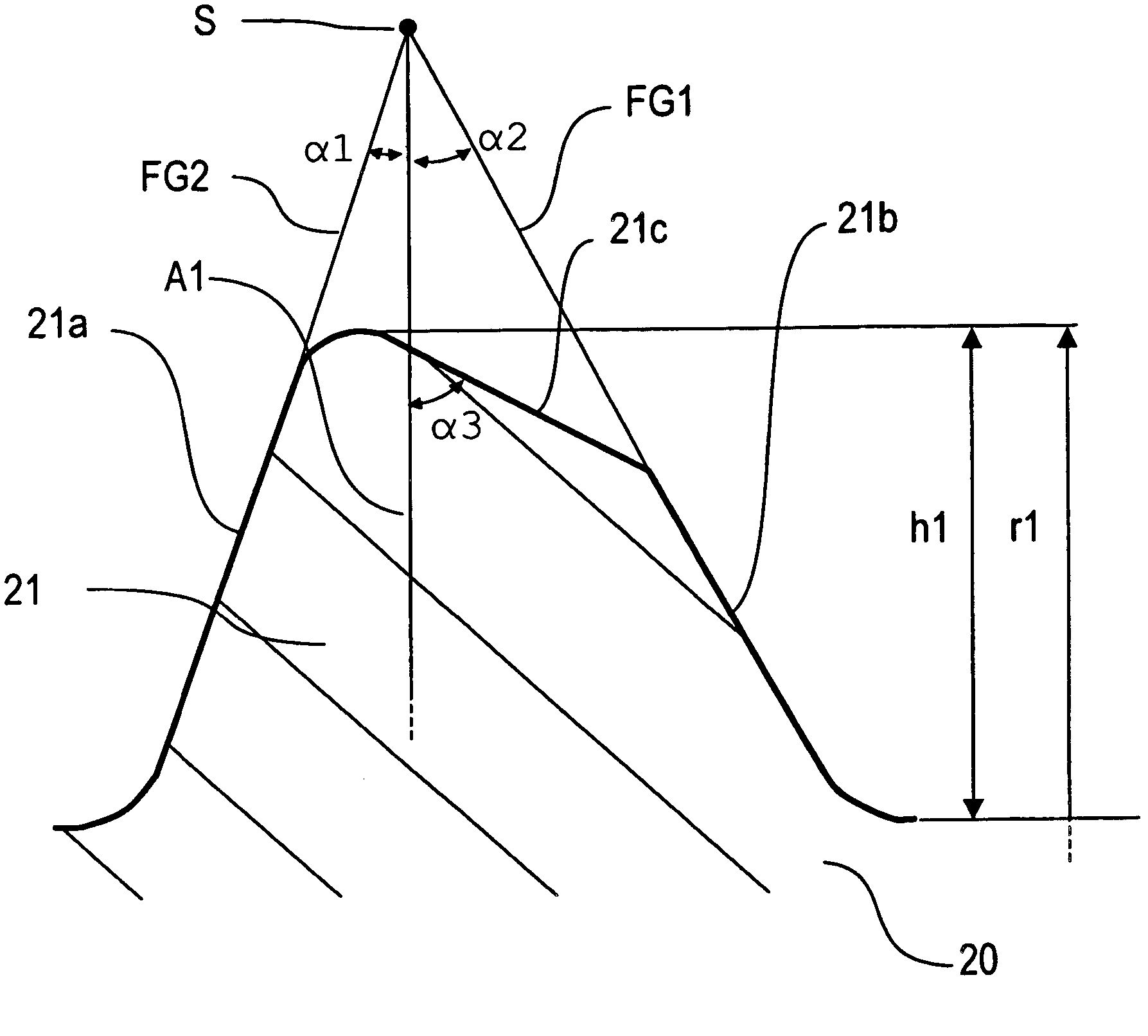 Coating system component comprising at least one holding part