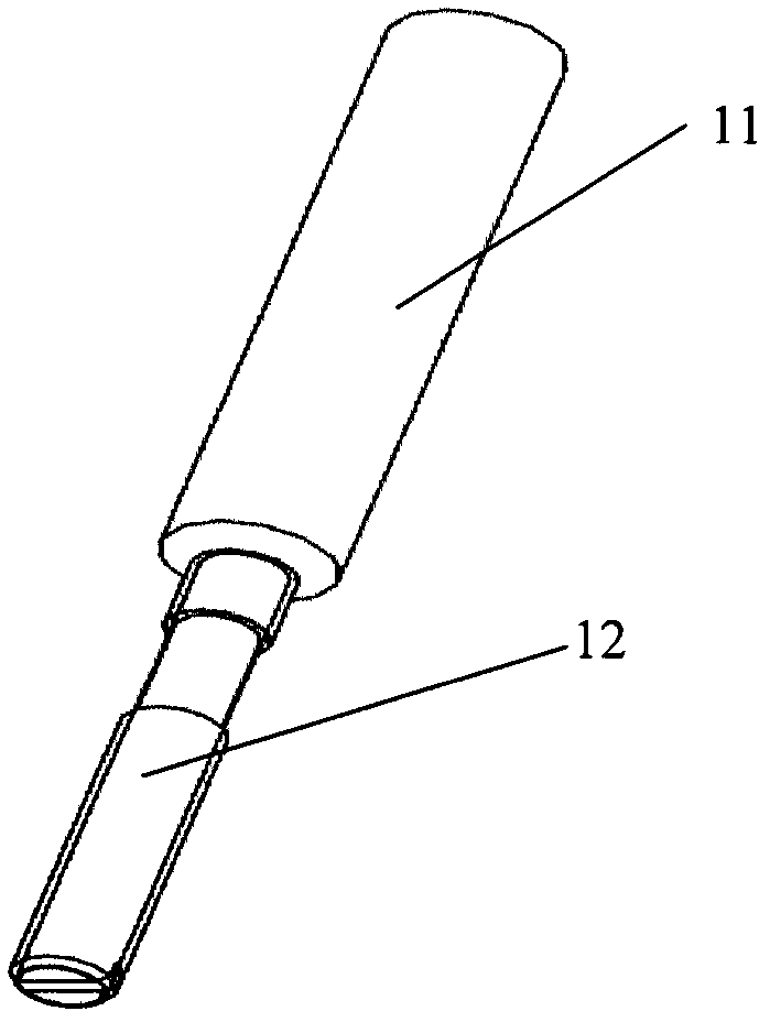 Coaxial resonator tuning structure capable of reducing micro discharging risk