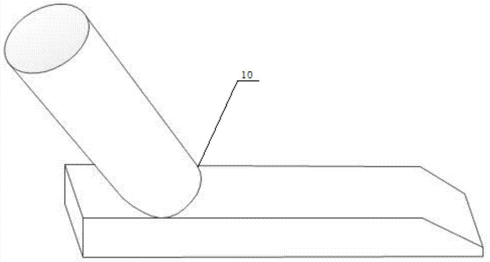 A control method and control device for internal holes in a weld during laser welding