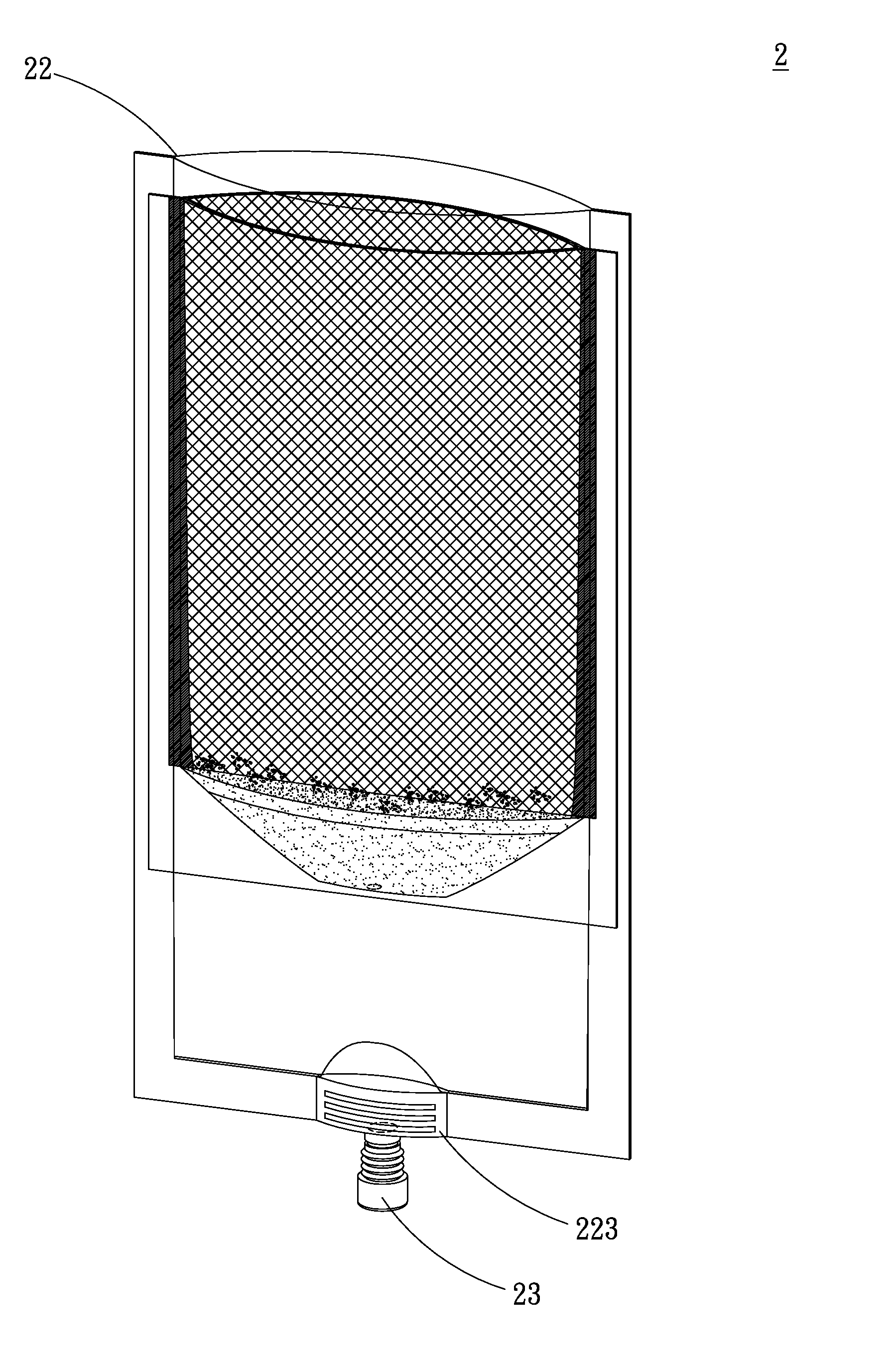 Water filtering device