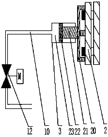 Oil leaking detection and protection device for fan stationary blade adjustment hydraulic device