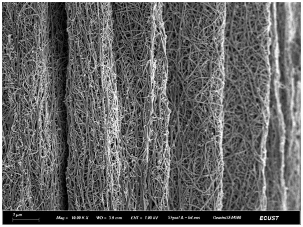 Preparation method of high-oriented carbon nanotube fiber