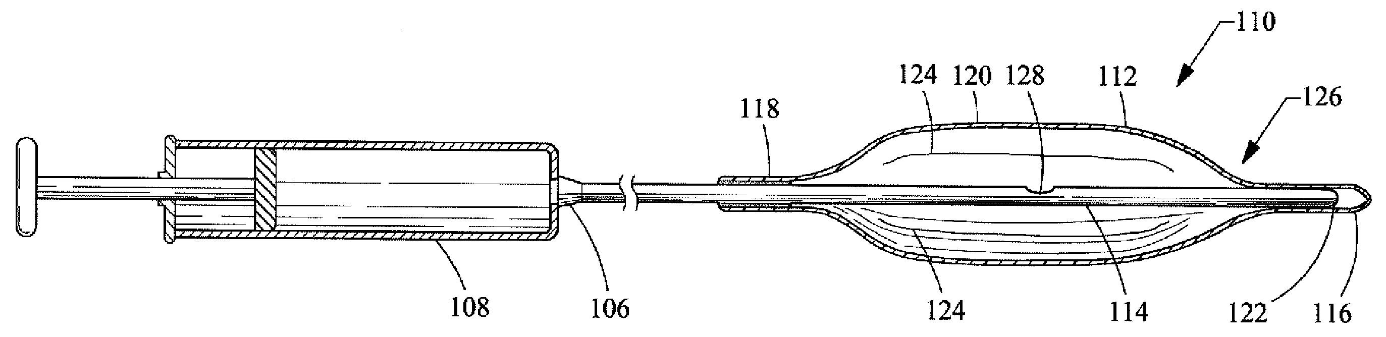 Non-buckling balloon catheter with spring loaded floating flexible tip