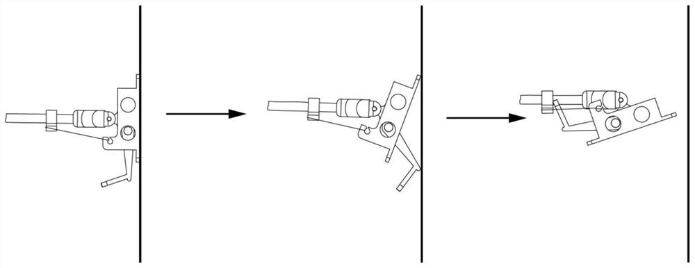 A UAV adsorption device with retractable mechanism