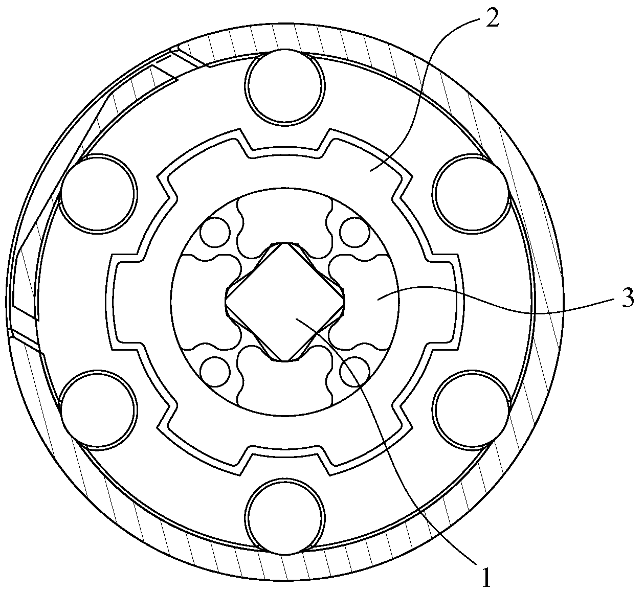 Main shaft locking mechanism