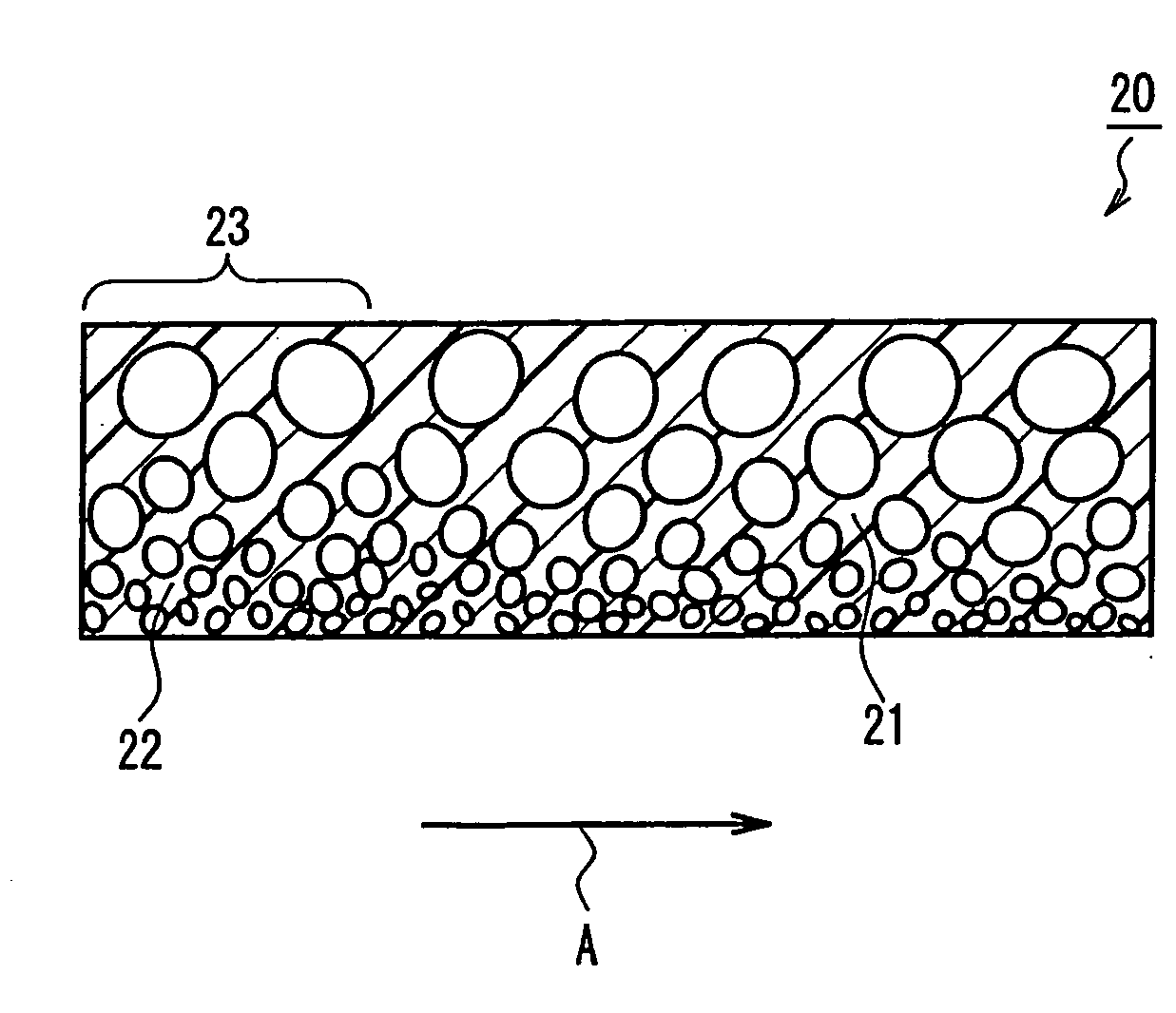 Blood cell separation membrane and blood retention tool including the same