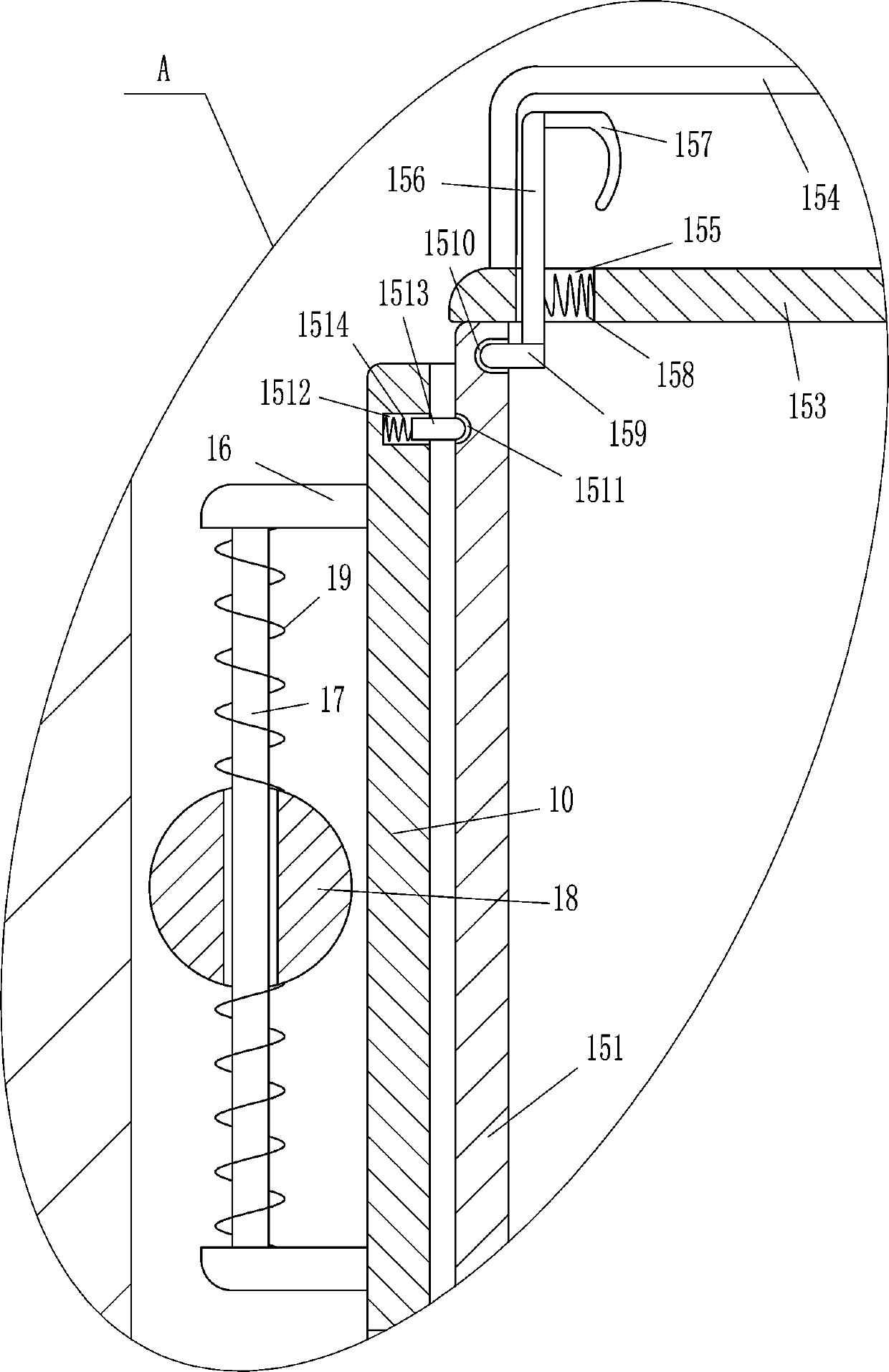 Pedal type loach size separation machine