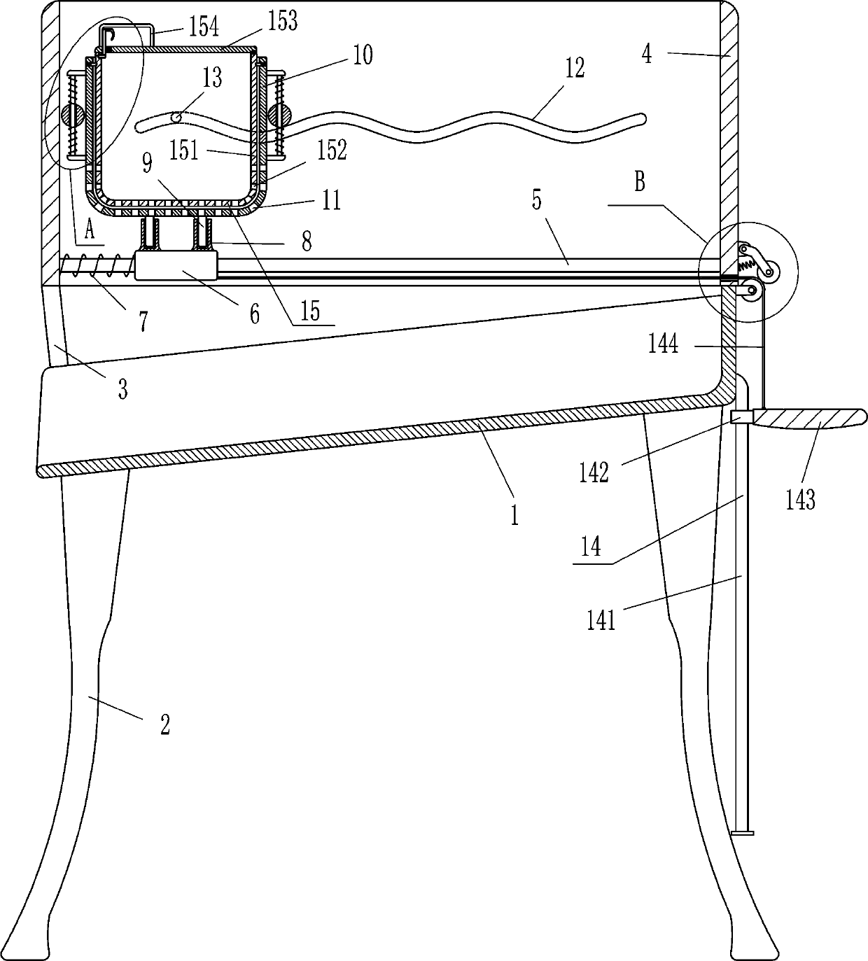 Pedal type loach size separation machine