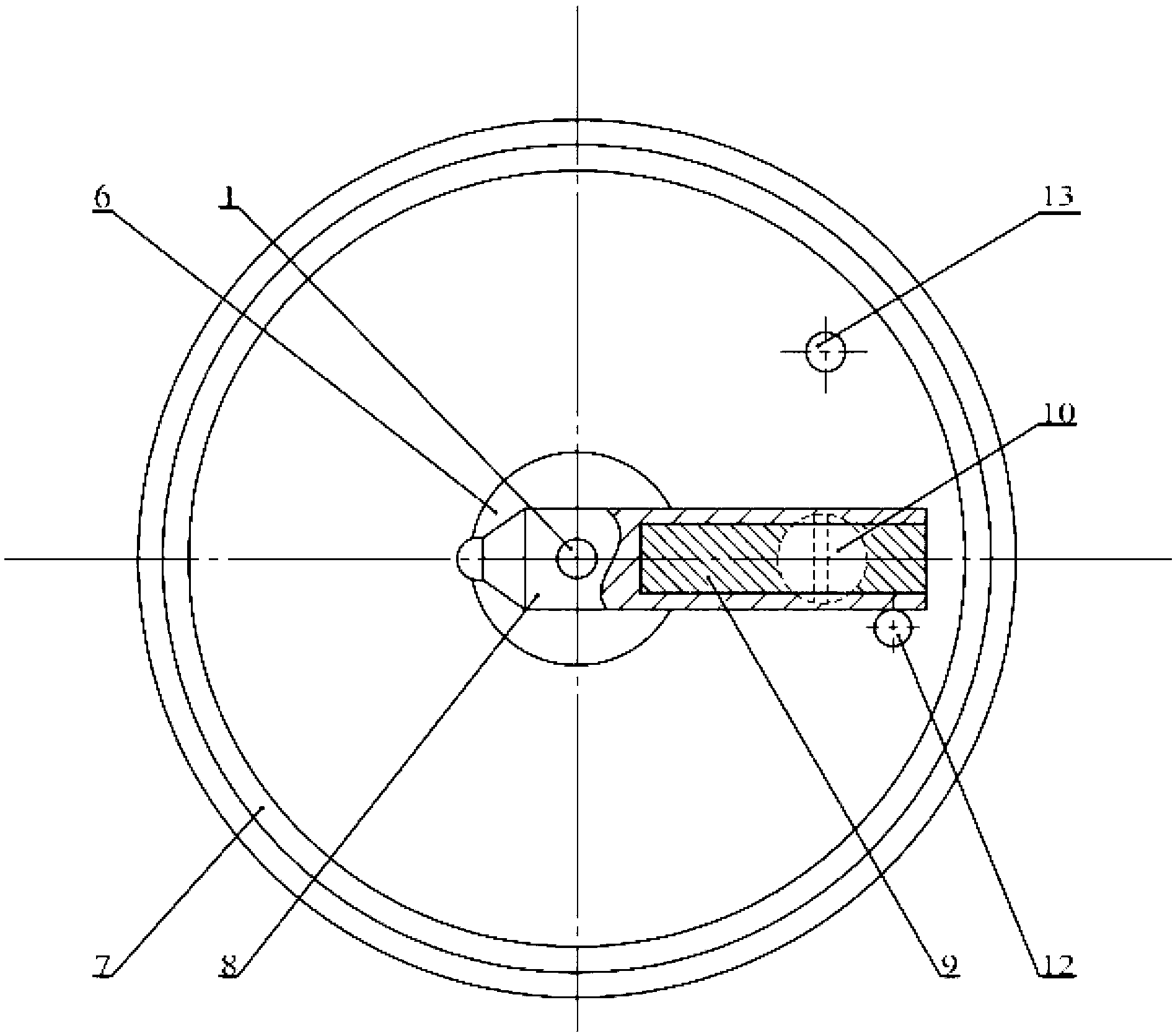 Dustproof sealing device of magnetic liquid and for wind sensor