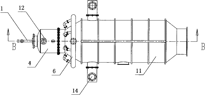 Compulsory mixed tail gas furnace