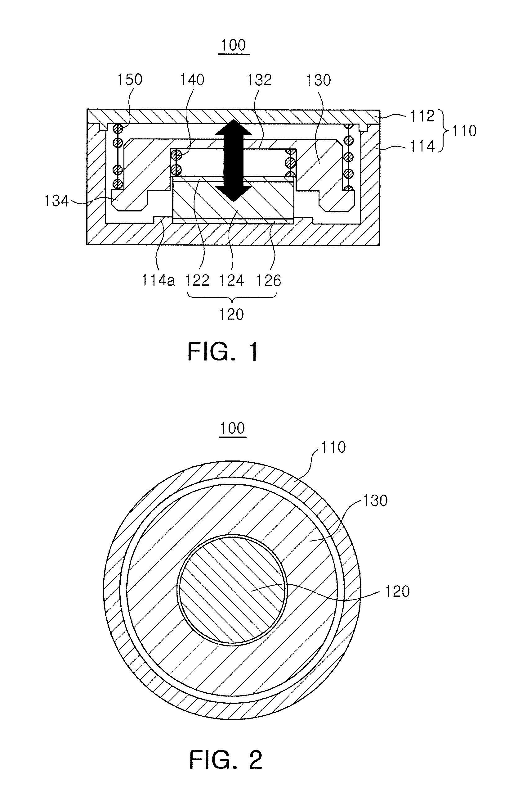 Vibrating actuator