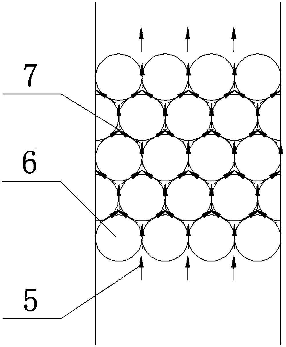 Double-hemisphere ring softening material layer filler