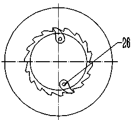 Deep hole roundness real-time detection device