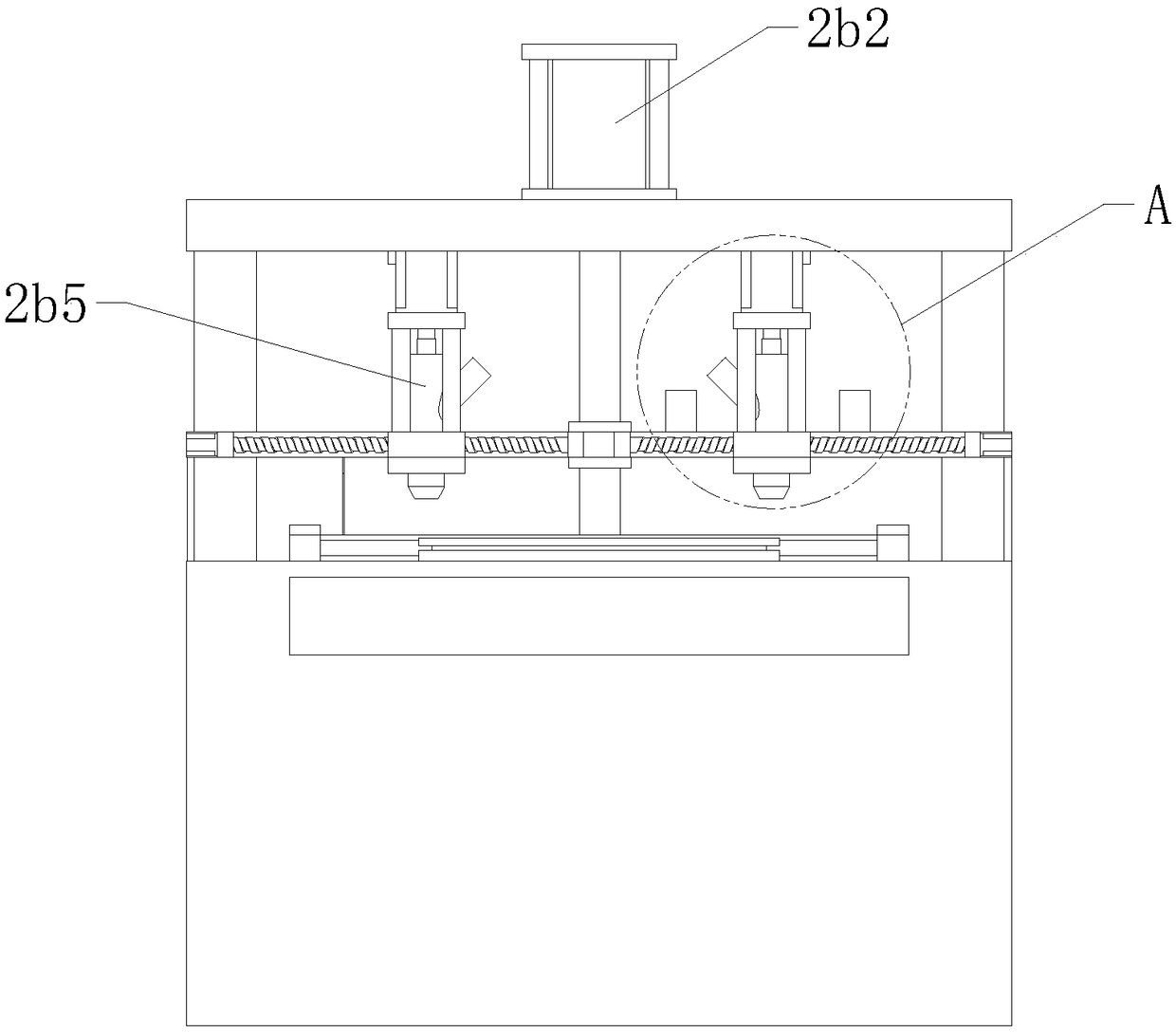 Automatic screw twisting machine for photo frame