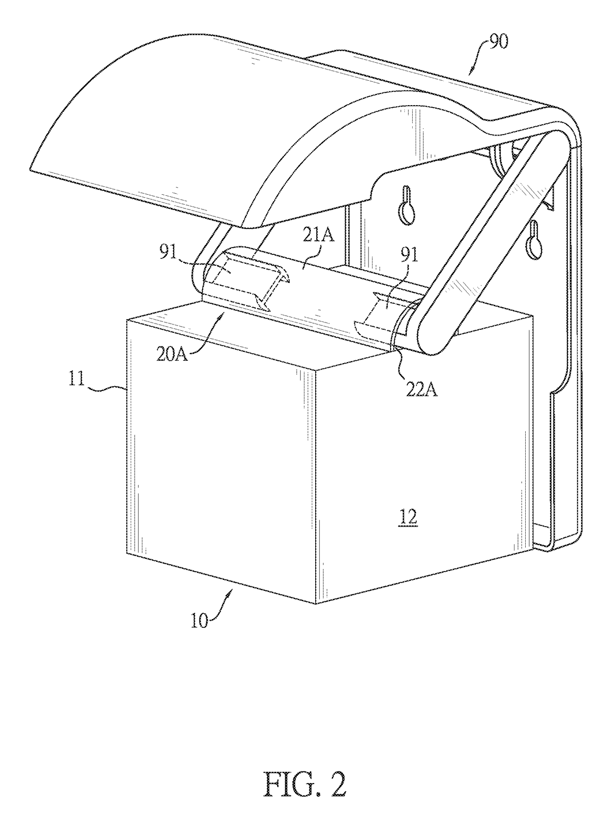 Packaging container for interfold tissue paper