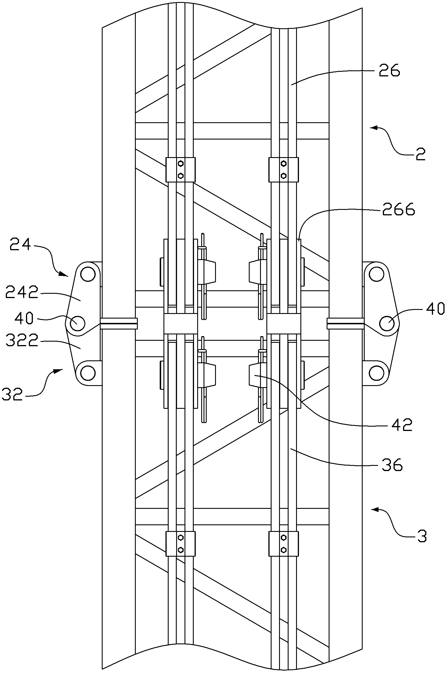 Arm joint for truss arm, truss arm, and crane with truss arm