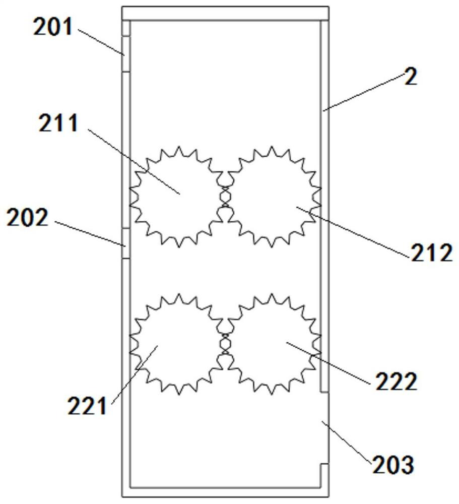 Civil engineering construction waste treatment device and working method thereof