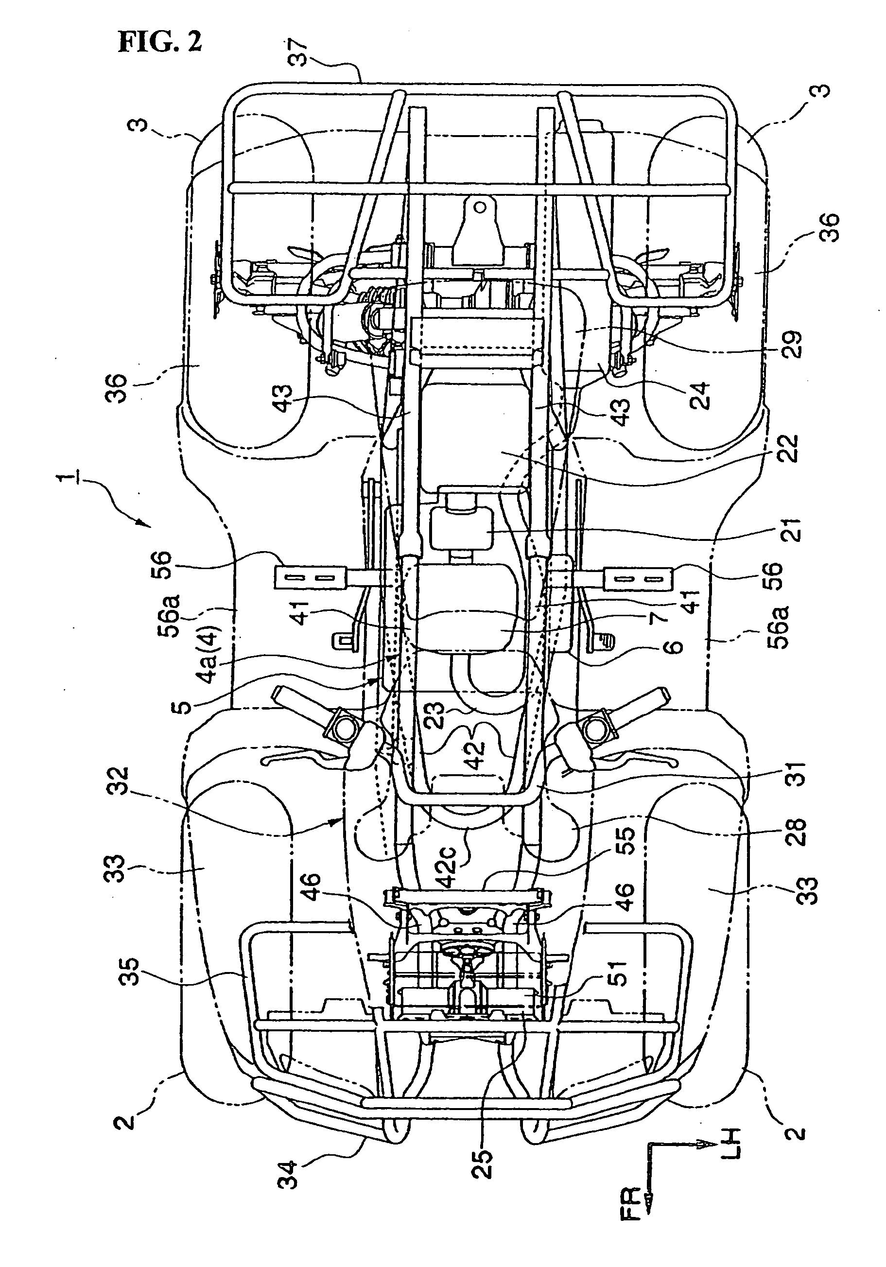 Vehicle frame structure