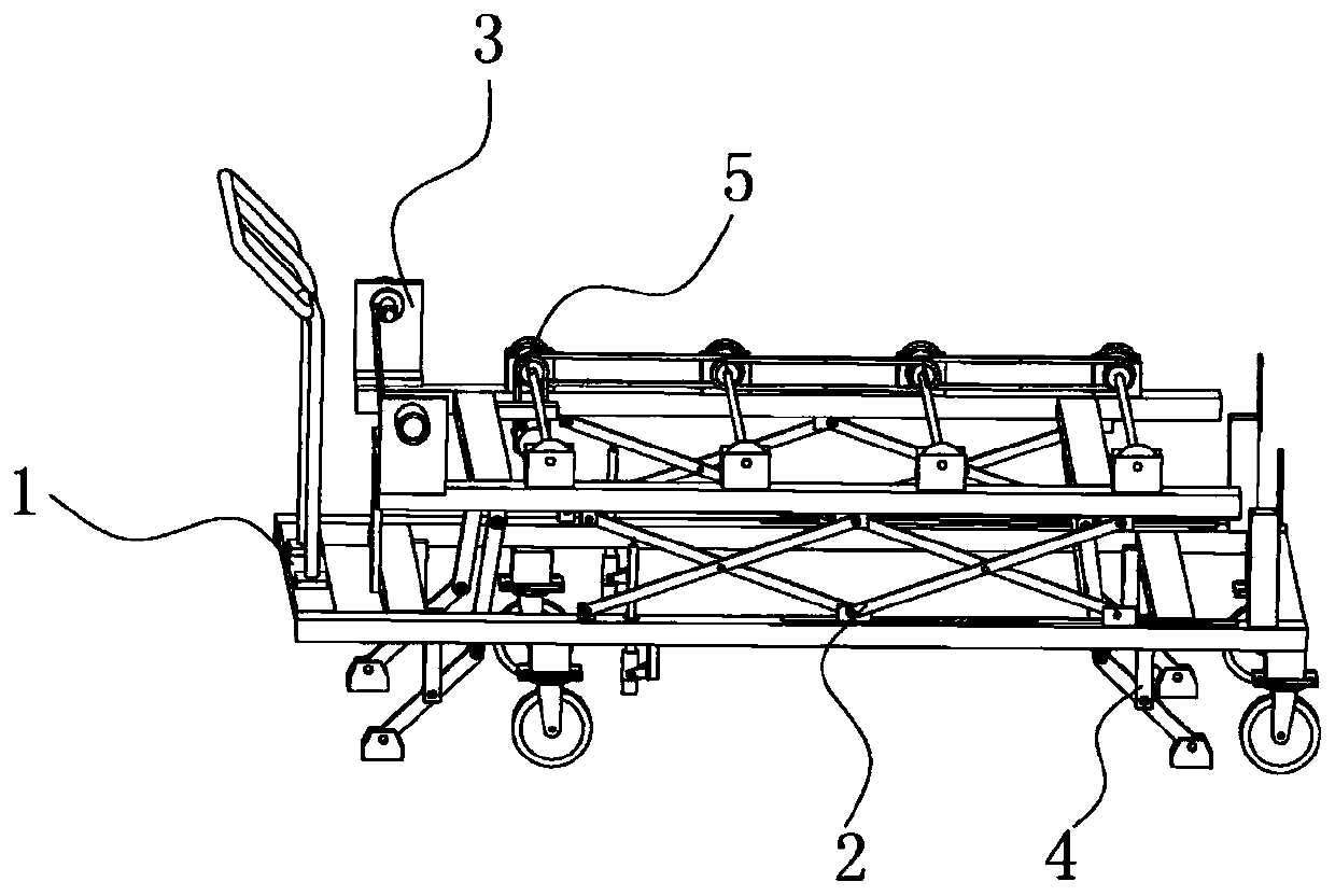 Logistics transportation vehicle suitable for automatic production line