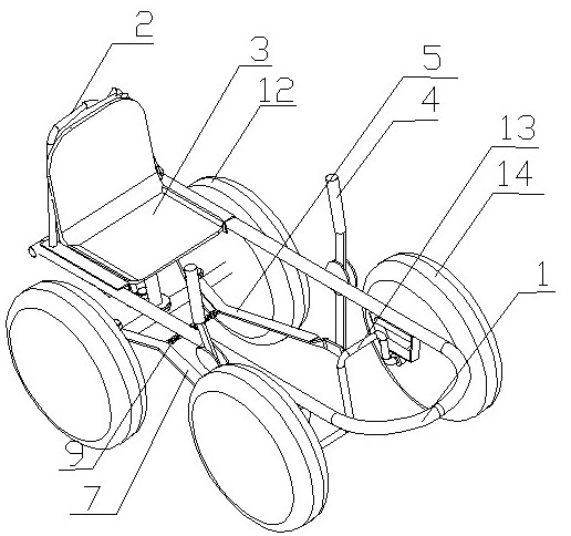 a pedal stroller