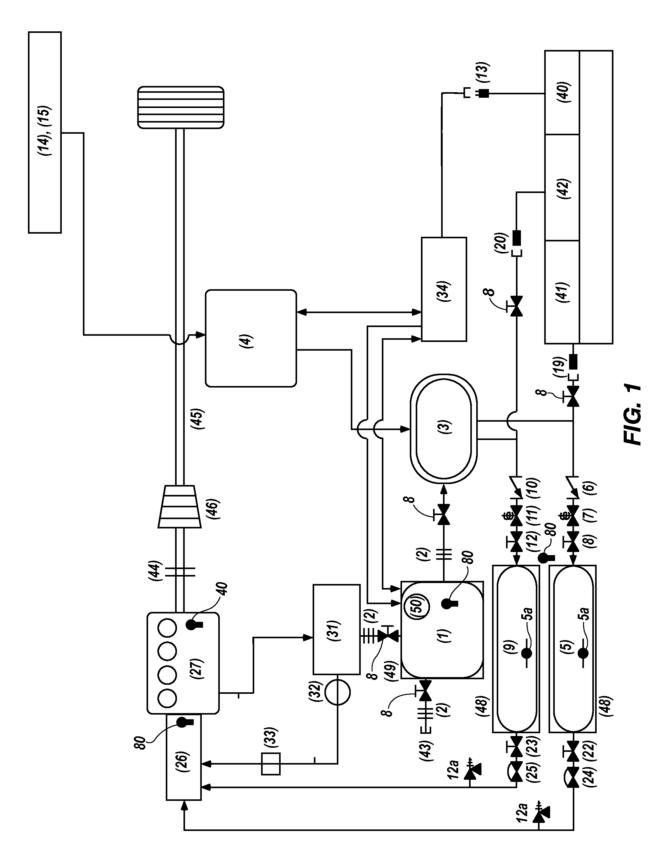 Partially Self-Refueling Zero Emissions System