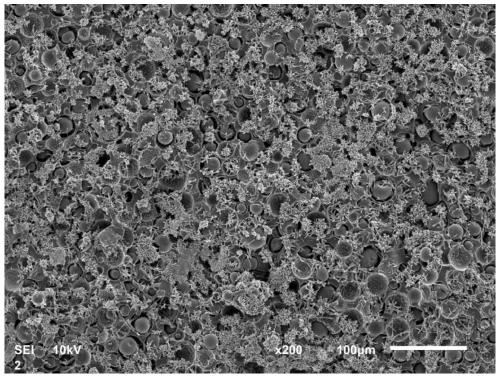 High-strength composite grouting reinforcement material with island structure and preparation method thereof