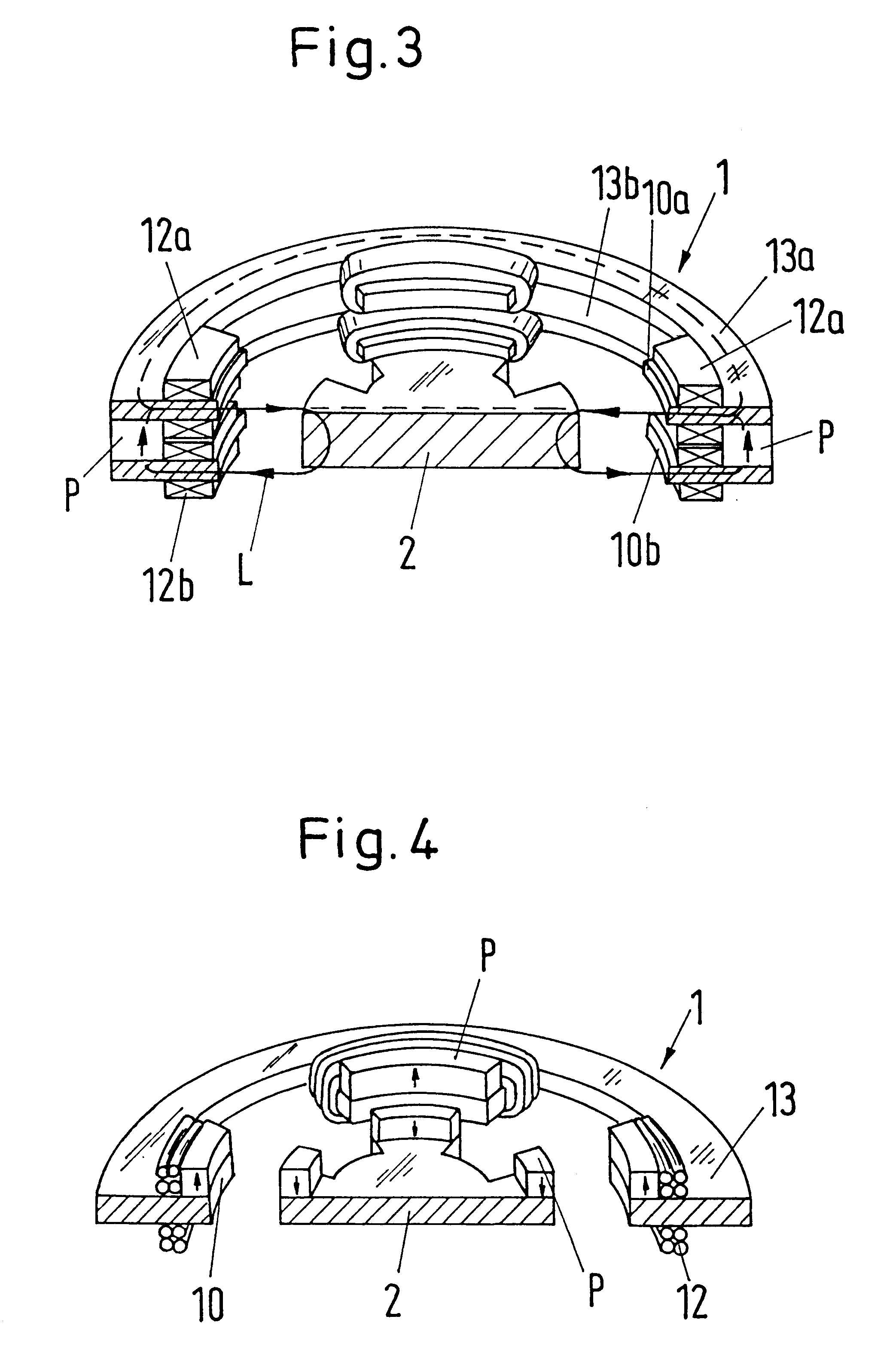 Magnetically journalled rotational arrangement