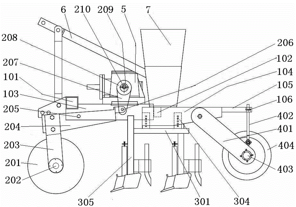 Vibration circular disc type no-tillage anti-blocking device