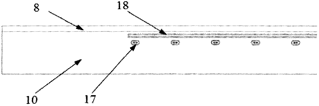 A combustion beam for lime kiln with air cooling device