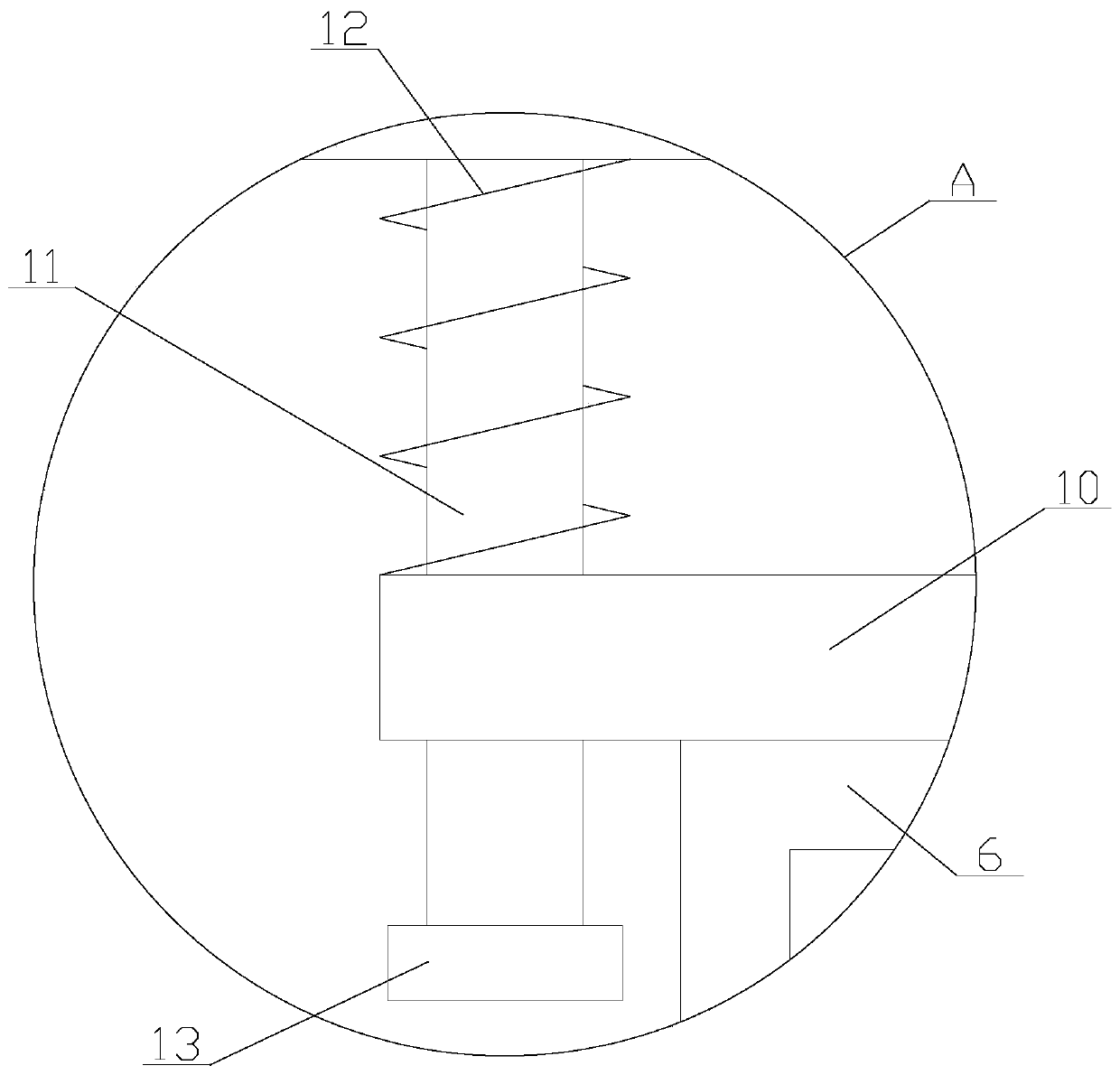 Monitoring device used for smart pipe gallery and with dust removal function