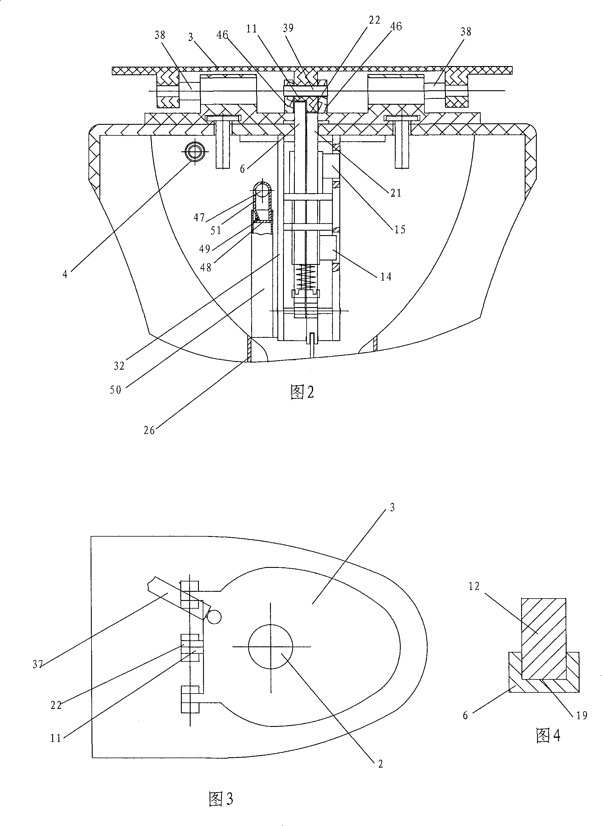 Automatic flushing water-saving closet