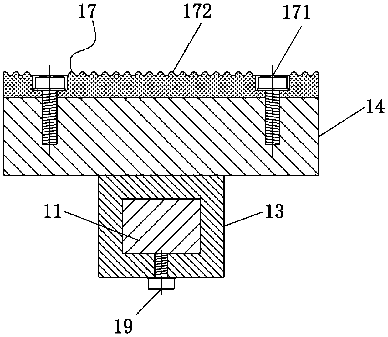 Mechanical support device for assisting in replacing spare tire